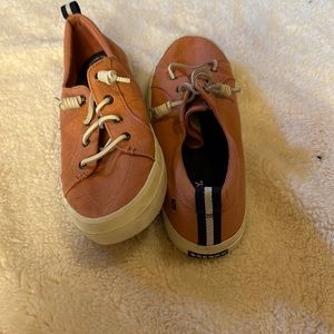 Burnt Orange/ Pink Sperry Slip-on Size 11